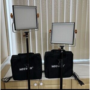NEEWER LED Photography Lights NL 480 Dimmable Bi Color LED Light Kit Set Of 2